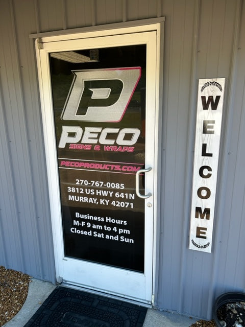 Perforated Window Graphics
