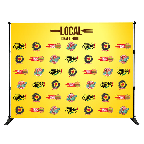 Slider Banner on Frame, 10' and 8' Widths