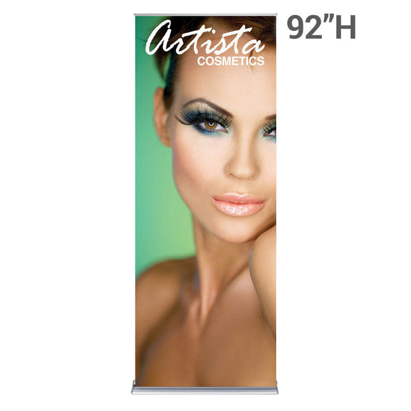 92" silverstep retractable banner stand