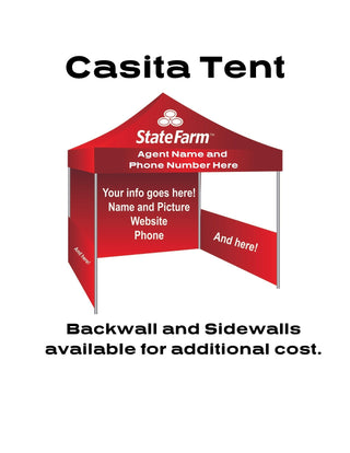 Statefarm Agent Aluminum Tent (CAS-10)