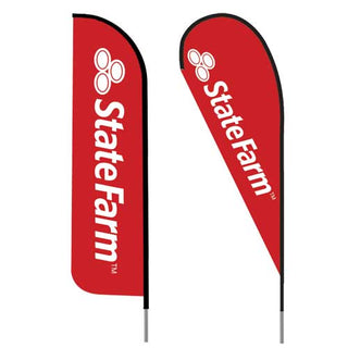 Buy red-with-white-text Statefarm Agent Outdoor Flag