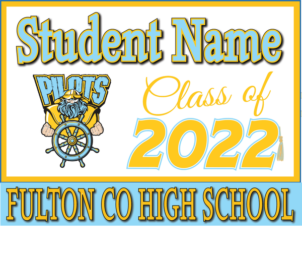 Custom Graduation Yard Sign